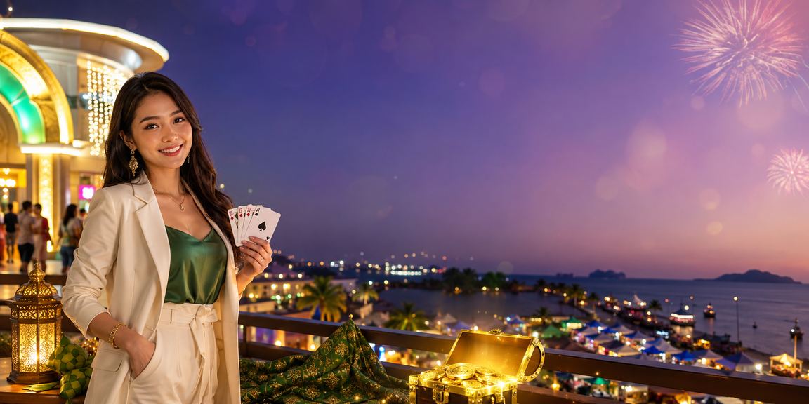 Remaja bermain Teen Patti sempena hari raya di Malaysia